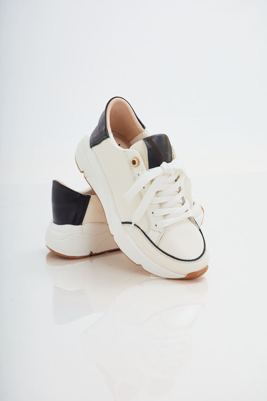 Zapatillas en cuero Val·lentia Blanco 002 BNL